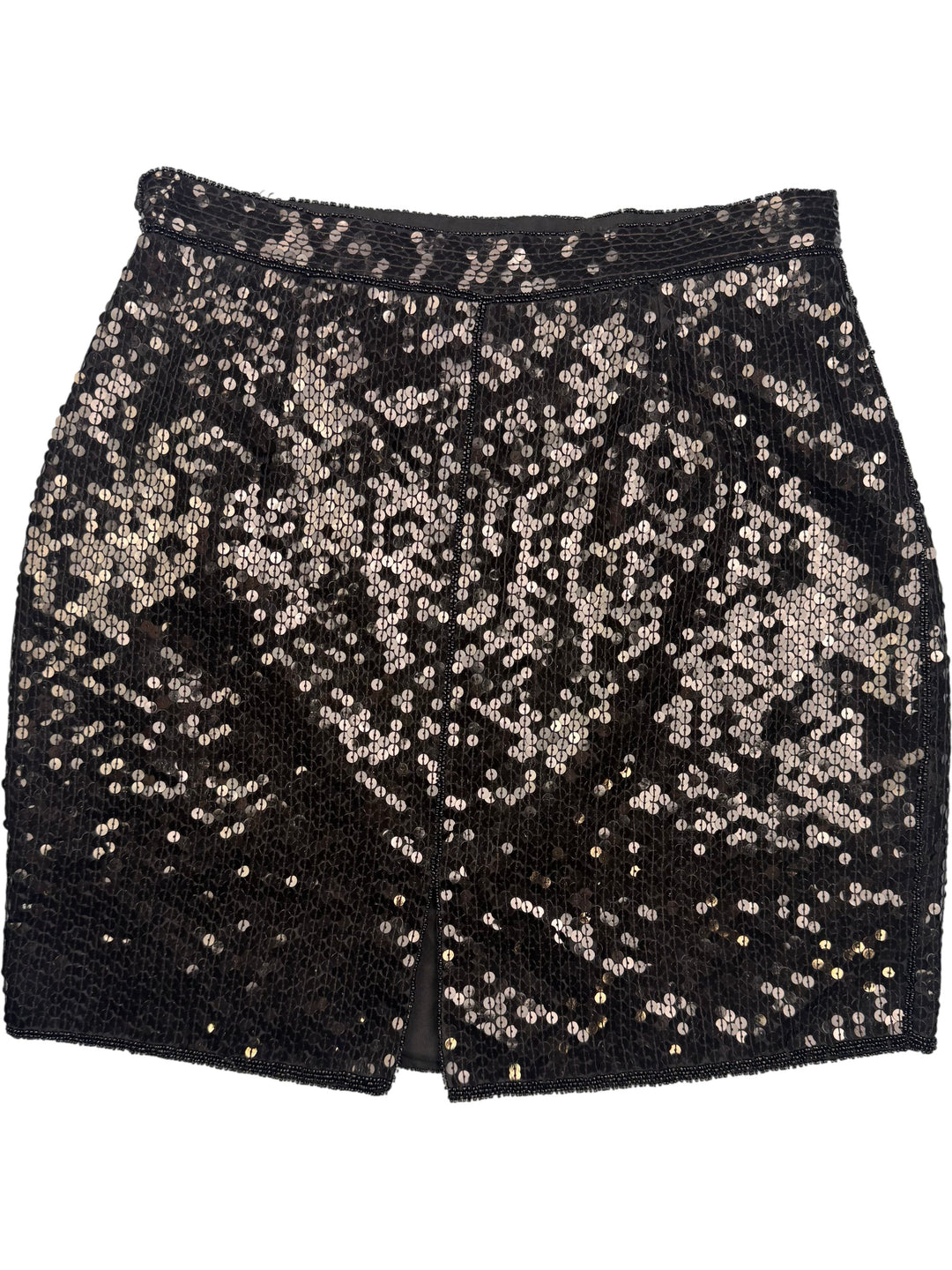 Wallis Sequin Pencil Skirt - S - Think Vintage ltd