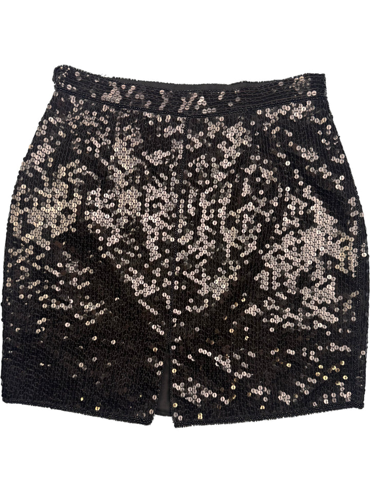 Wallis Sequin Pencil Skirt - S - Think Vintage ltd