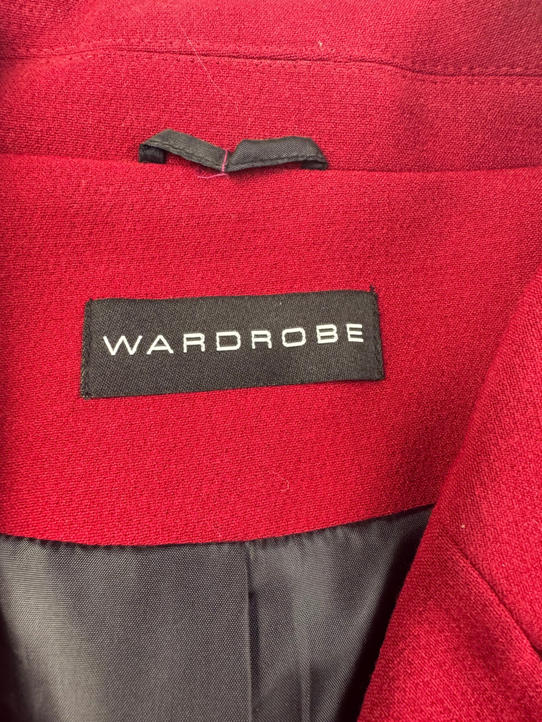 Wardrobe Red Single Breasted Coat - XL