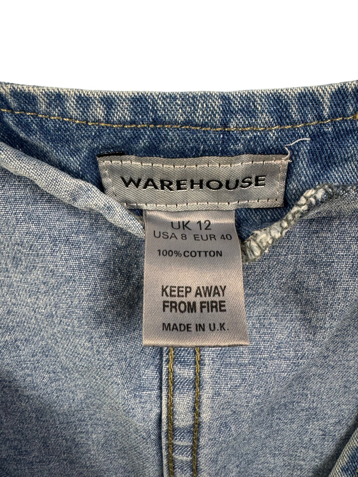 Warehouse Denim Waistcoat - M - Think Vintage