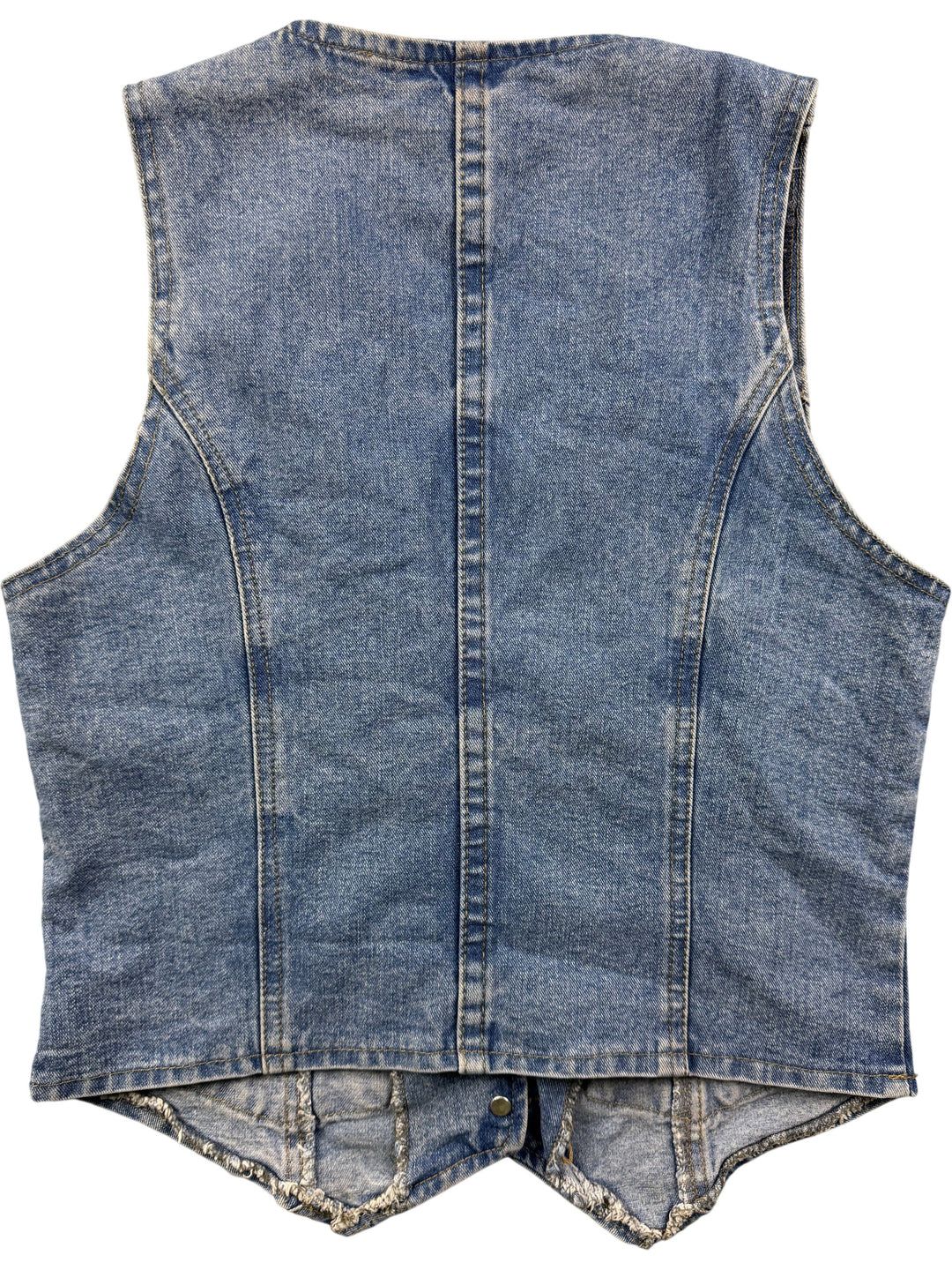 Warehouse Denim Waistcoat - M - Think Vintage Online Ltd