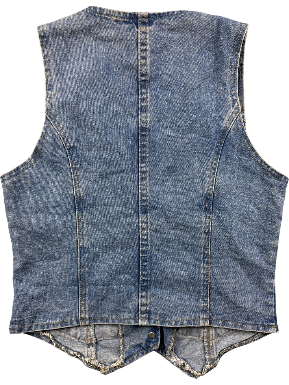 Warehouse Denim Waistcoat - M - Think Vintage ltd