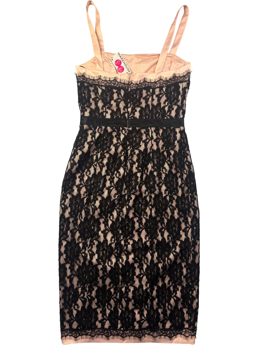 Warehouse Lace Strappy Bow Dress - XS/S