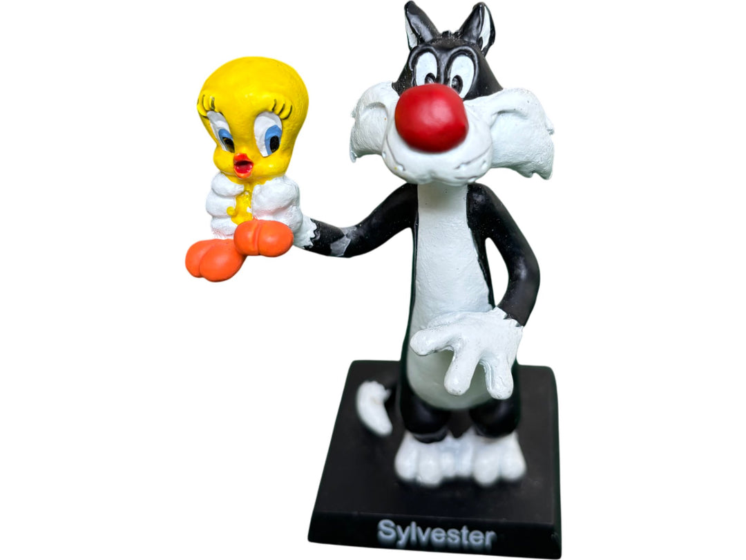 Warner Bros Sylvester and Tweety Figure Collectable Animation Statue - Think Vintage Online Ltd