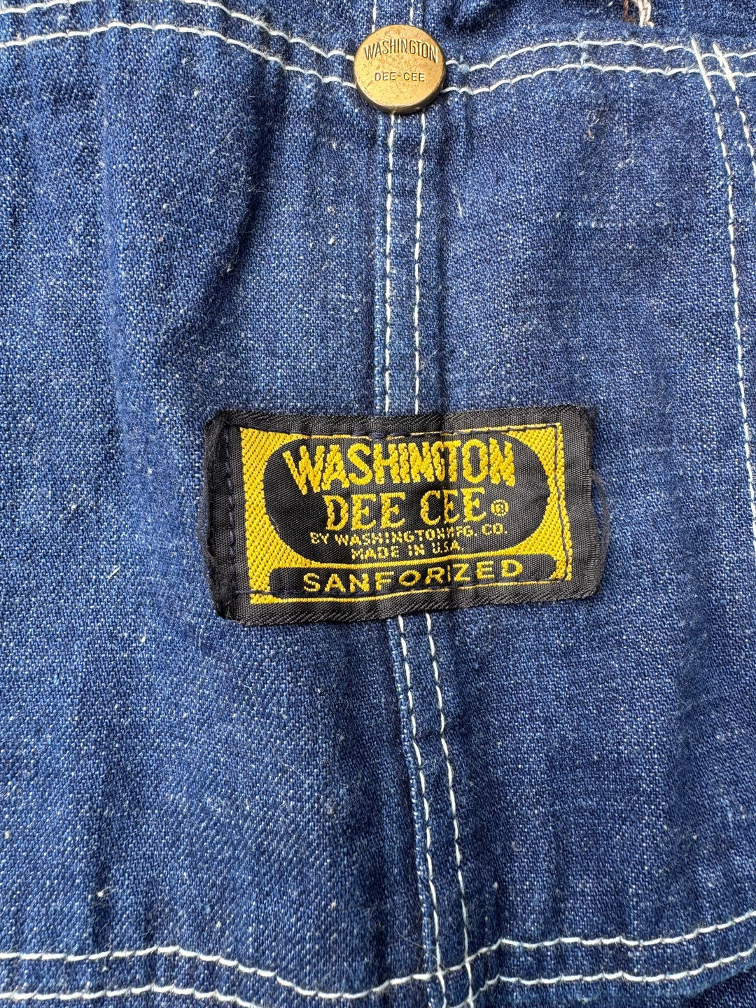 Washington Dee Cee Denim Overalls - W30 - Think Vintage ltd
