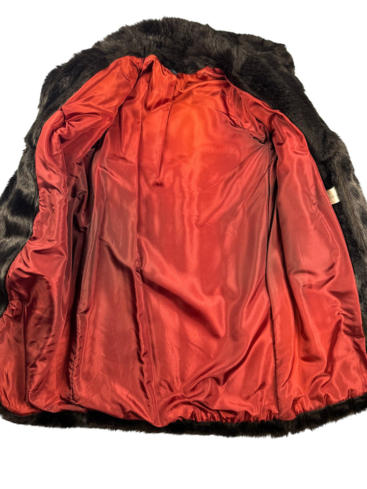 Wearwell Faux Fur Coat - L - Think Vintage ltd