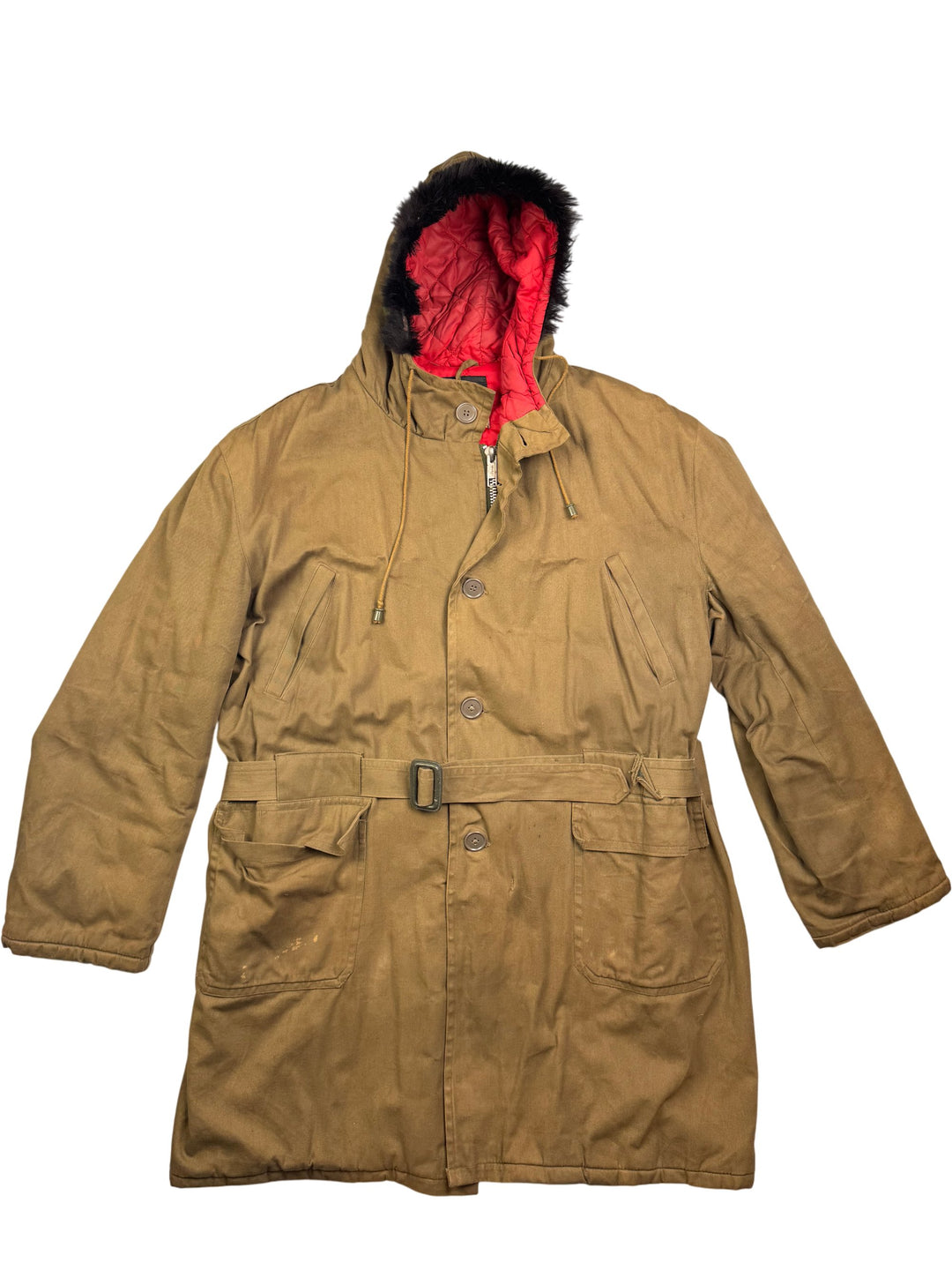 Weatherproof Garment Parka Brown - XL - Think Vintage ltd