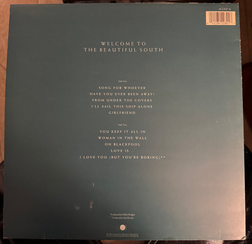 Welcome To The Beautiful South Vinyl Album - Good - Think Vintage ltd
