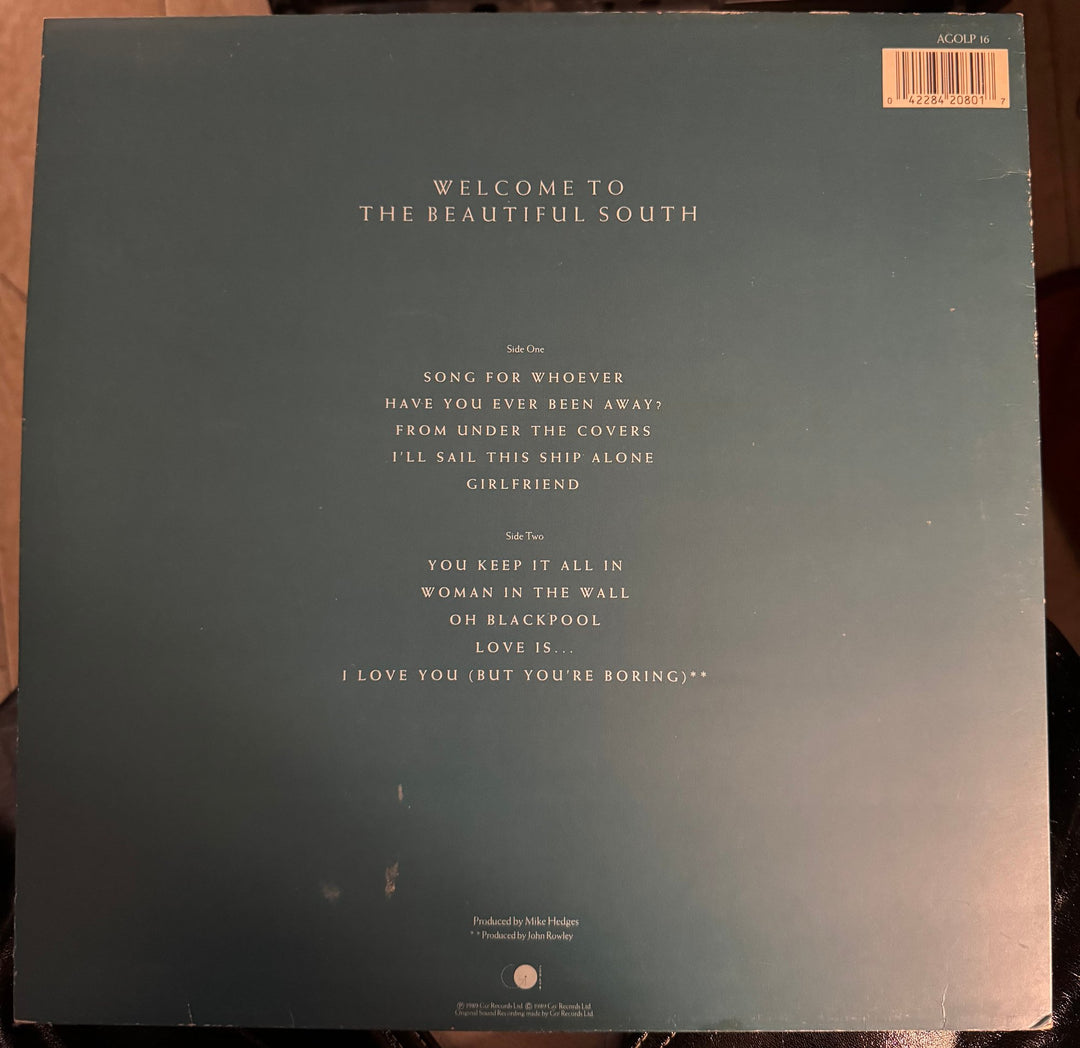 Welcome To The Beautiful South Vinyl Album - Good - Think Vintage ltd