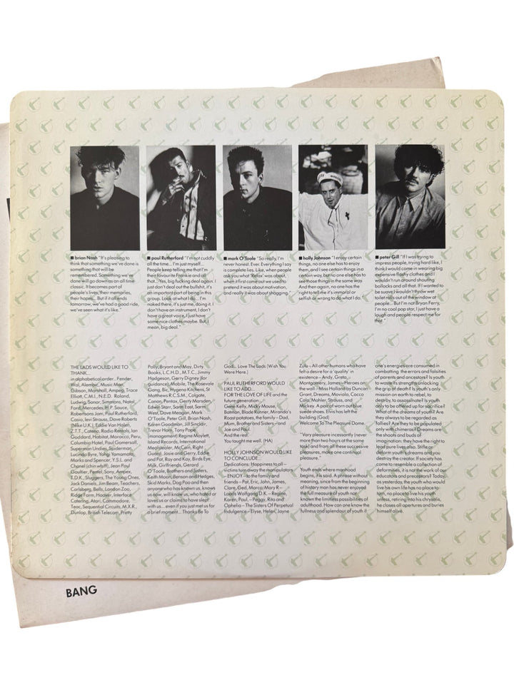 Welcome to the Pleasuredome Vinyl Record - Good - Think Vintage ltd