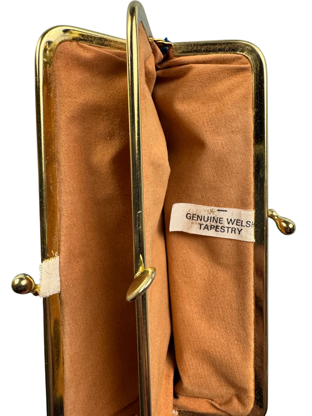 Welsh Tapestry Coin Purse with Clasp - Think Vintage