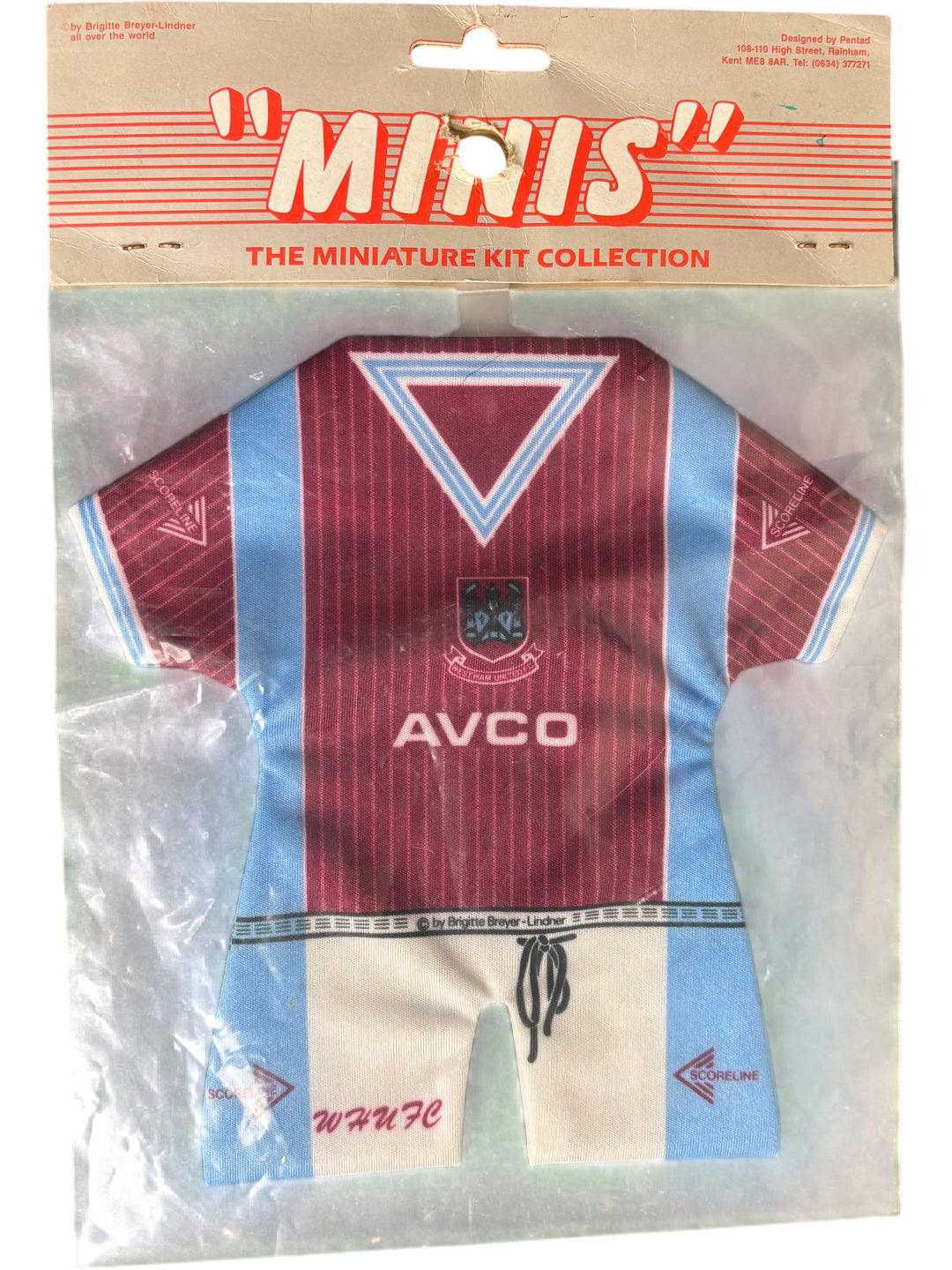 West Ham United AVCO Miniature Kit Collection by Brigitte Breyer-Lindner - Think Vintage