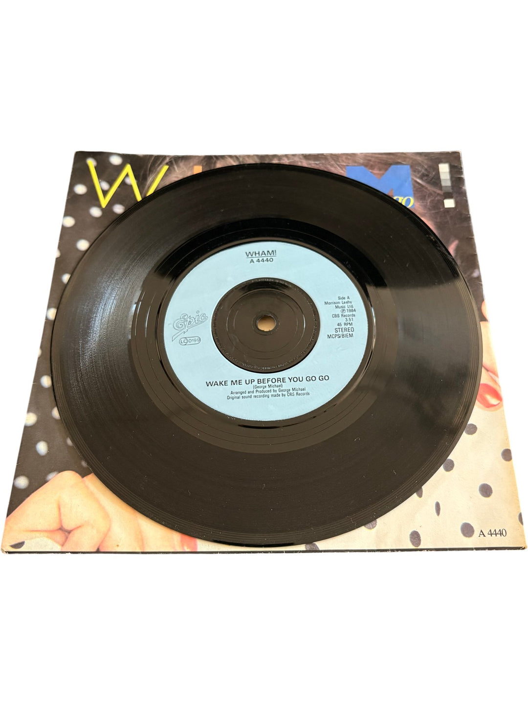 Wham! Wake Me Up Before You Go-Go Vinyl Record - Good - Think Vintage ltd