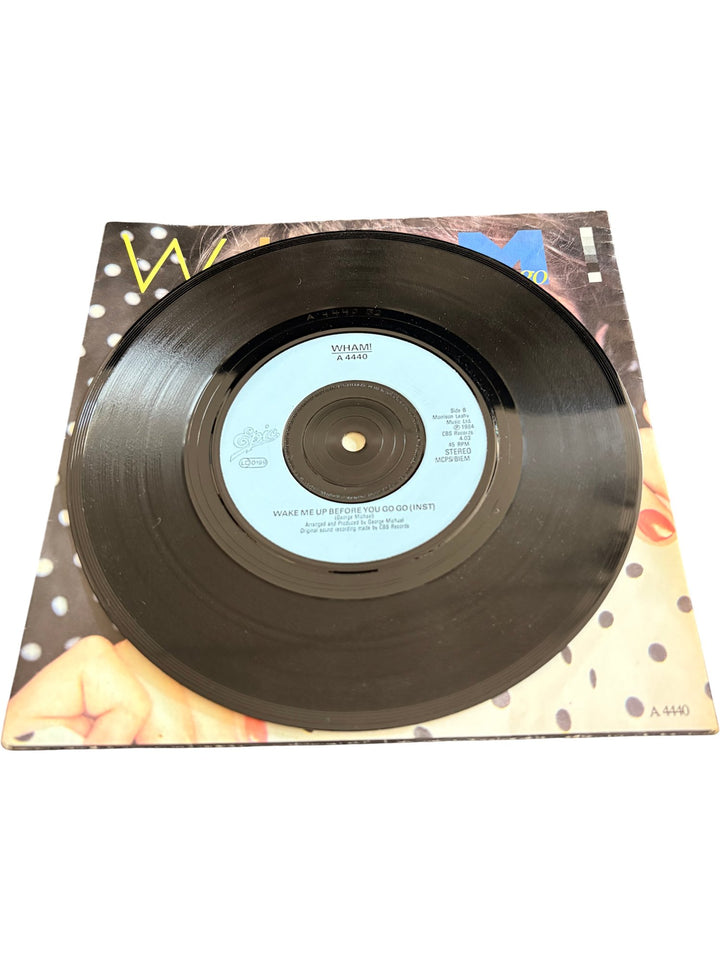 Wham! Wake Me Up Before You Go-Go Vinyl Record - Good - Think Vintage ltd