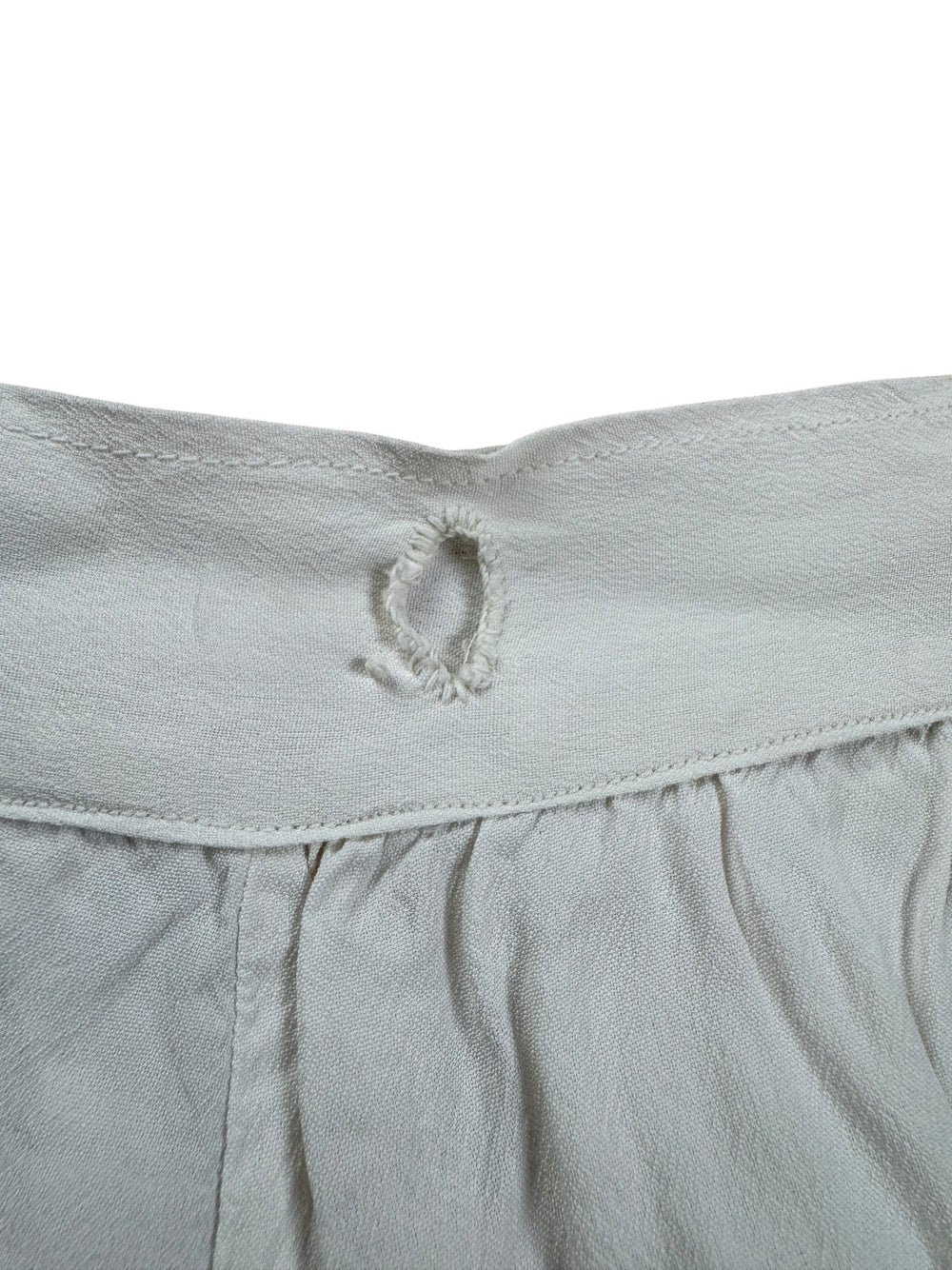 White Crepe de Chine homemade french knickers - Think Vintage ltd
