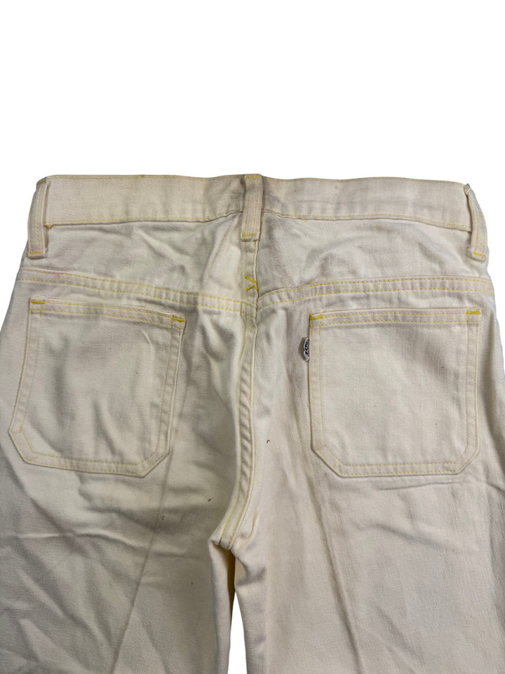 White Denim Straight Leg Jeans - W28 L32 - Think Vintage