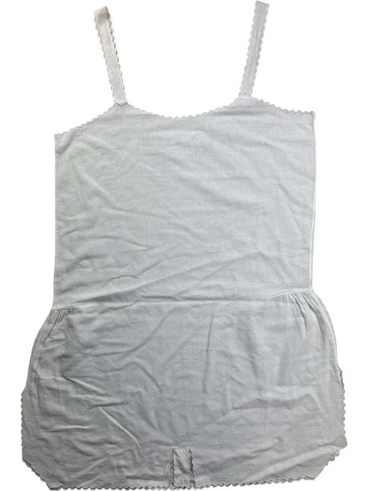 White Embroidered cami knickers - Think Vintage ltd