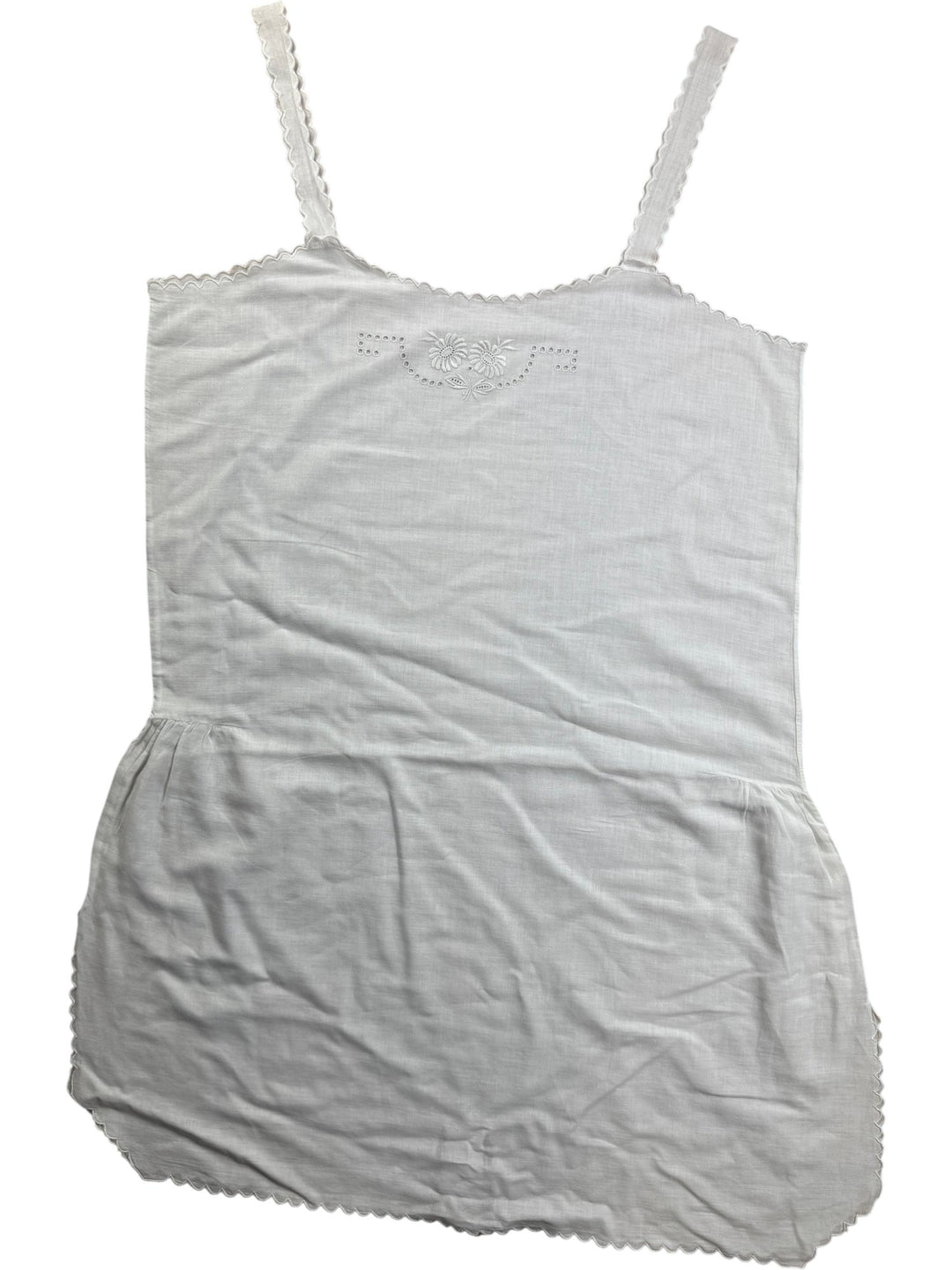 White Embroidered cami knickers - Think Vintage ltd