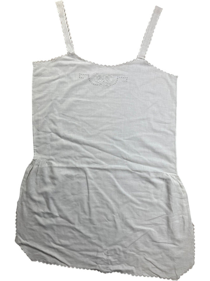 White Embroidered cami knickers - Think Vintage ltd