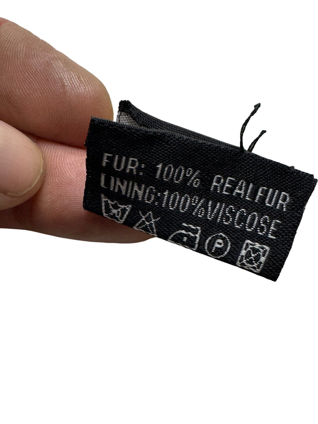 White Fur Waistcoat - M - Think Vintage ltd