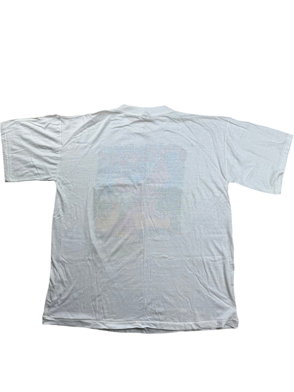 White T-Shirt With Tigger Graphic Print - XXL - Think Vintage ltd