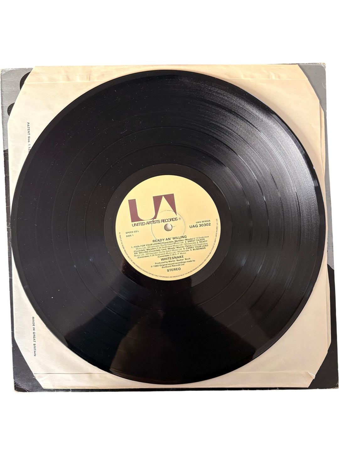 Whitesnake Ready An' Willing LP - Good - Think Vintage ltd