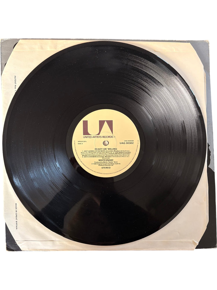Whitesnake Ready An' Willing LP - Good - Think Vintage ltd