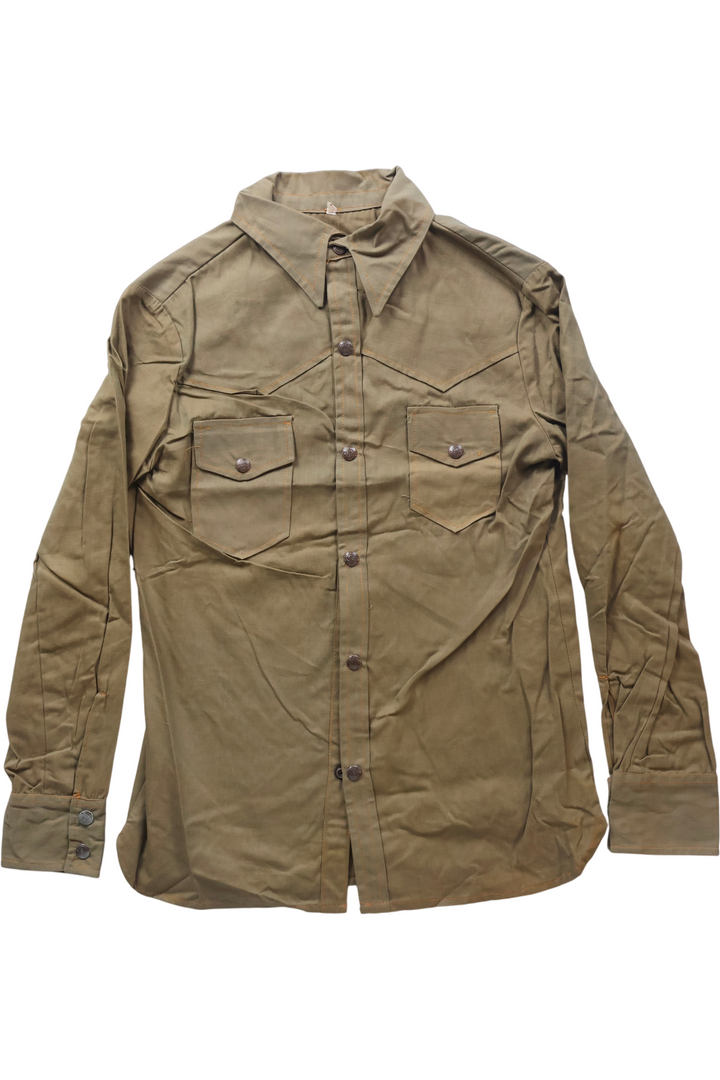 Wholesale Bundle of Khaki Workwear Shirt's - Think Vintage ltd