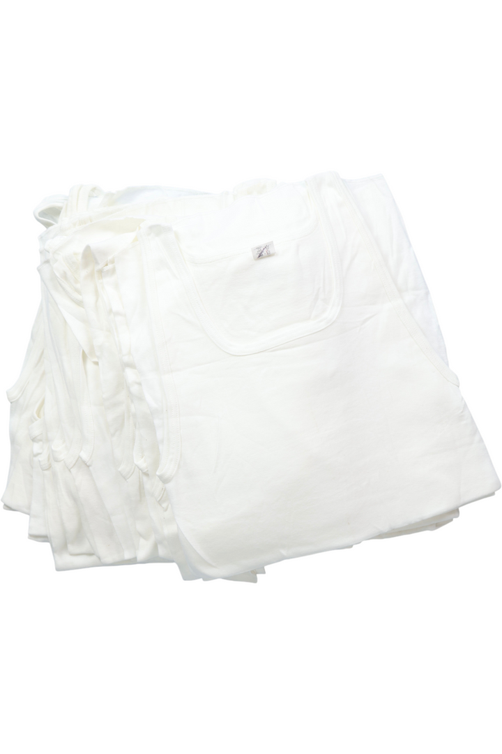 Wholesale Bundle of Vintage White Vest's - Think Vintage ltd
