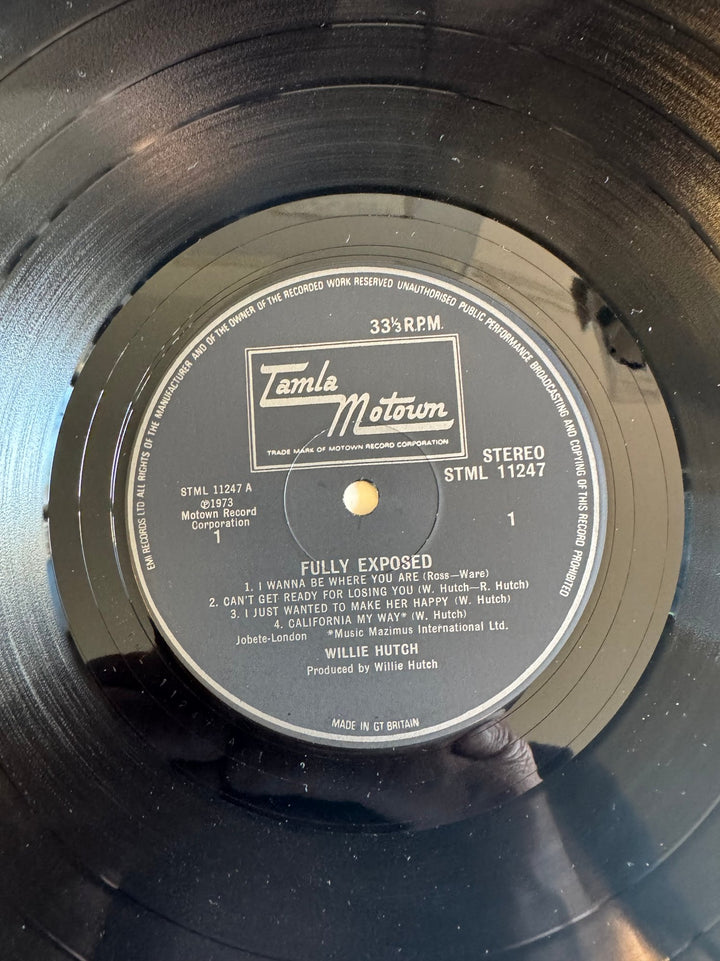 Willie Hutch Fully Exposed Vinyl Record - Very Good - Think Vintage ltd