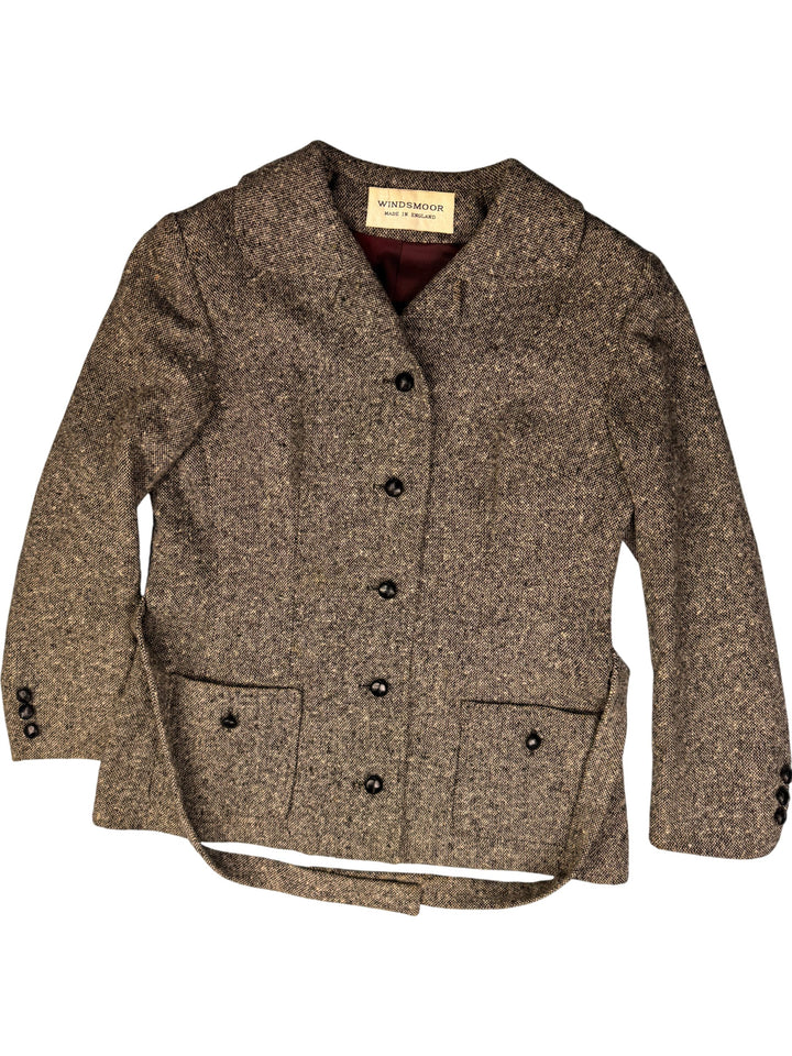 Windsmoor Tweed Wool Skirt Suit - S - Think Vintage
