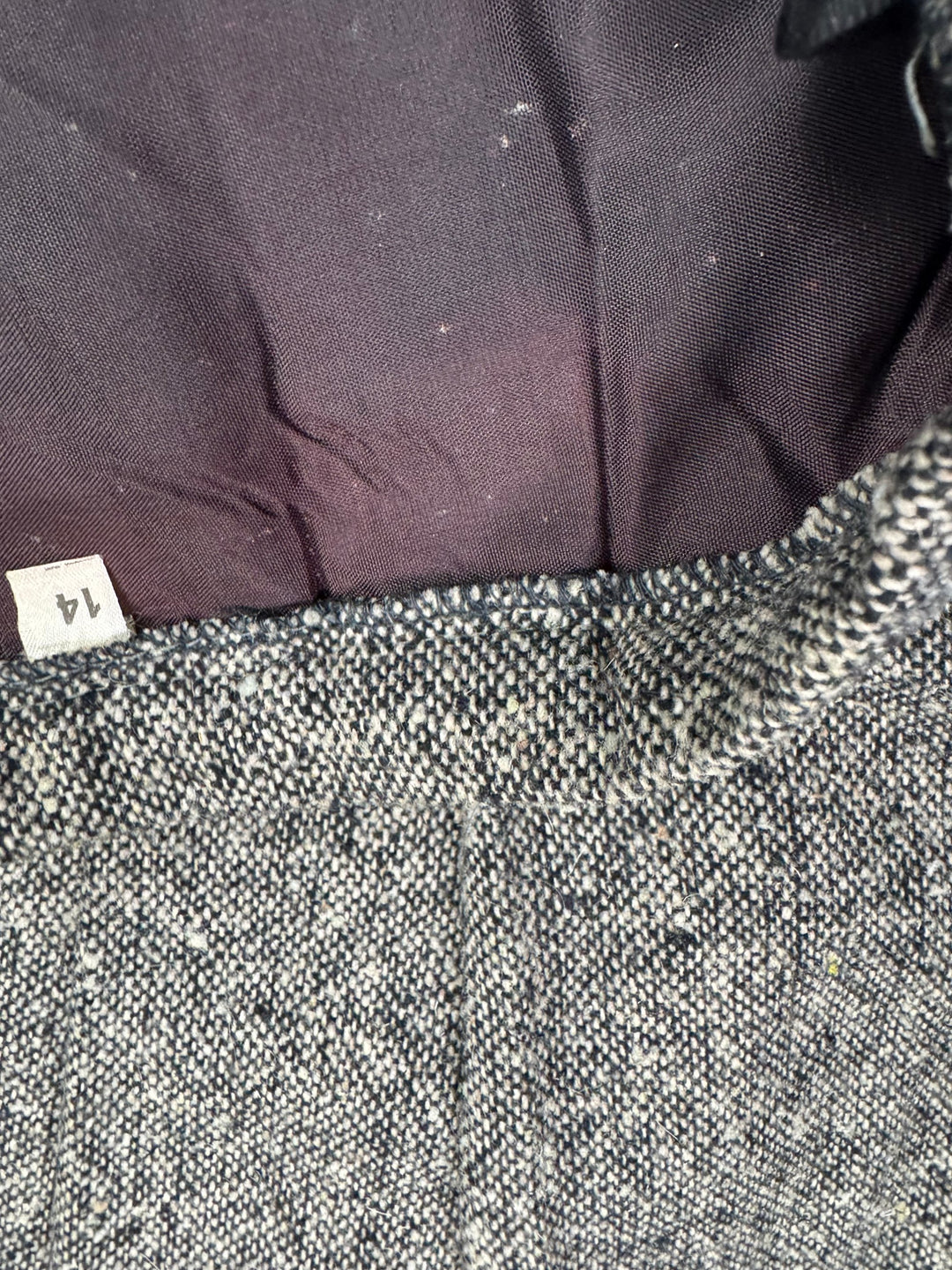 Windsmoor Tweed Wool Skirt Suit - S - Think Vintage