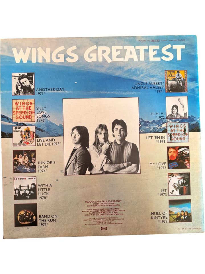 Wings Greatest Hits Vinyl Album - Good - Think Vintage ltd
