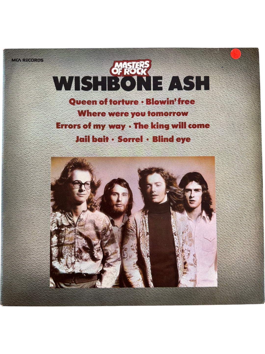 Wishbone Ash Masters Of Rock Vinyl Record - Good - Think Vintage ltd