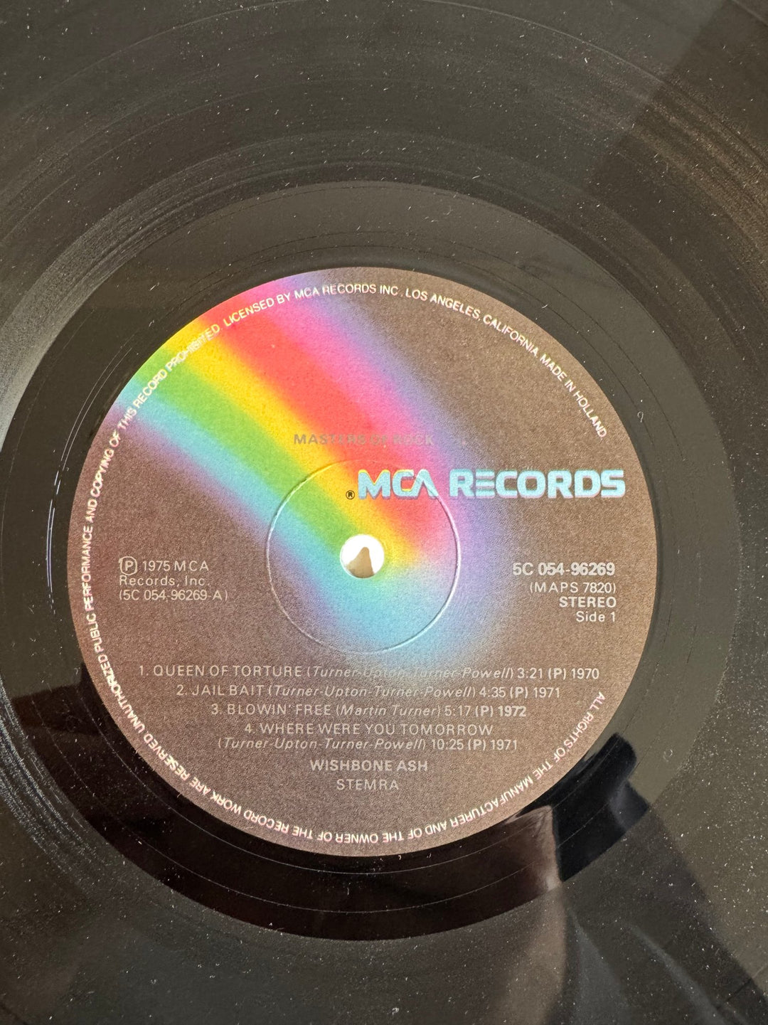 Wishbone Ash Masters Of Rock Vinyl Record - Good - Think Vintage ltd