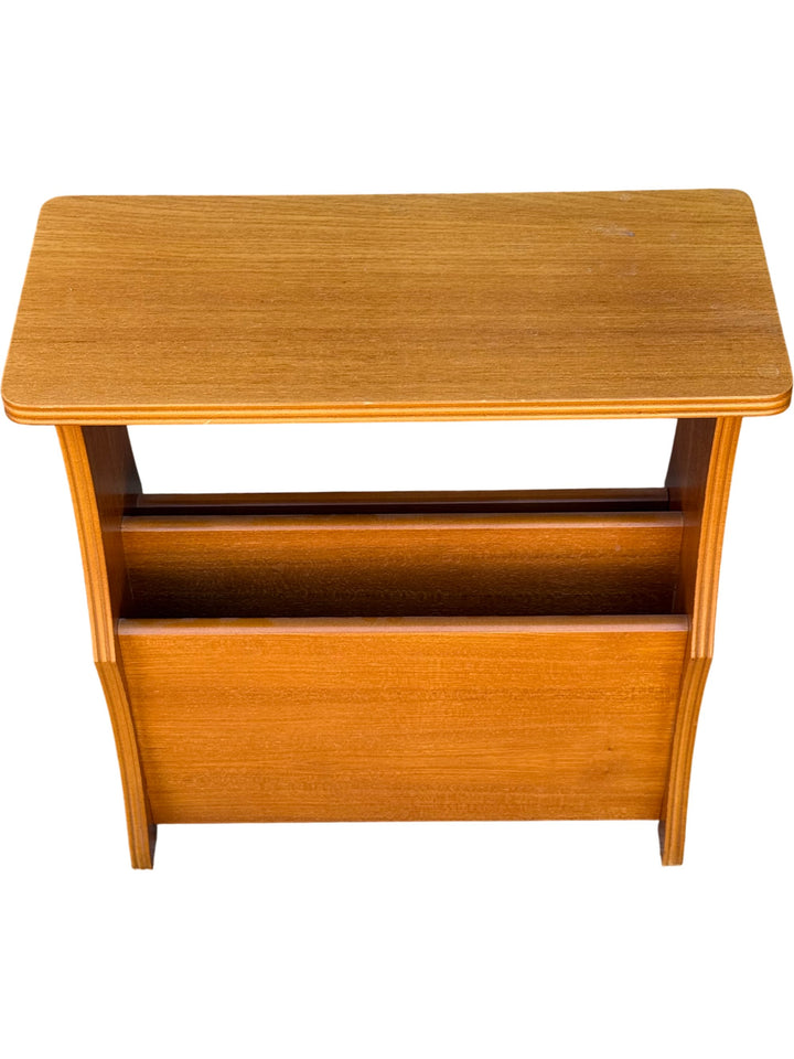 Wooden Magazine Rack Storage - Think Vintage