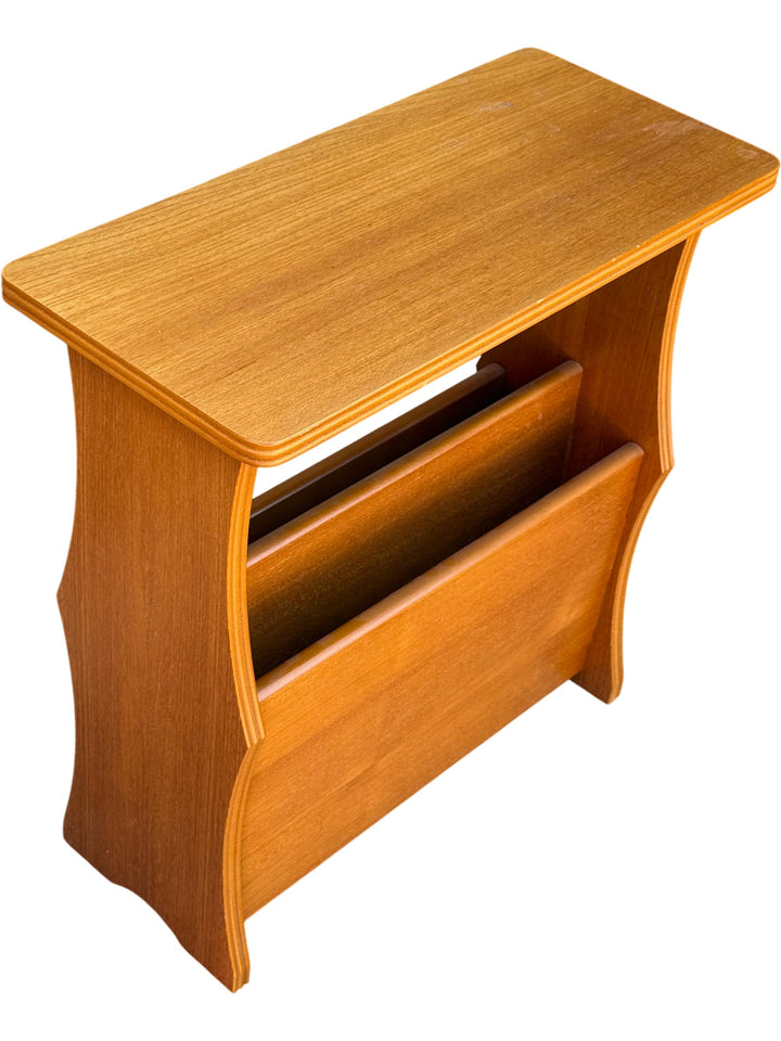 Wooden Magazine Rack Storage - Think Vintage