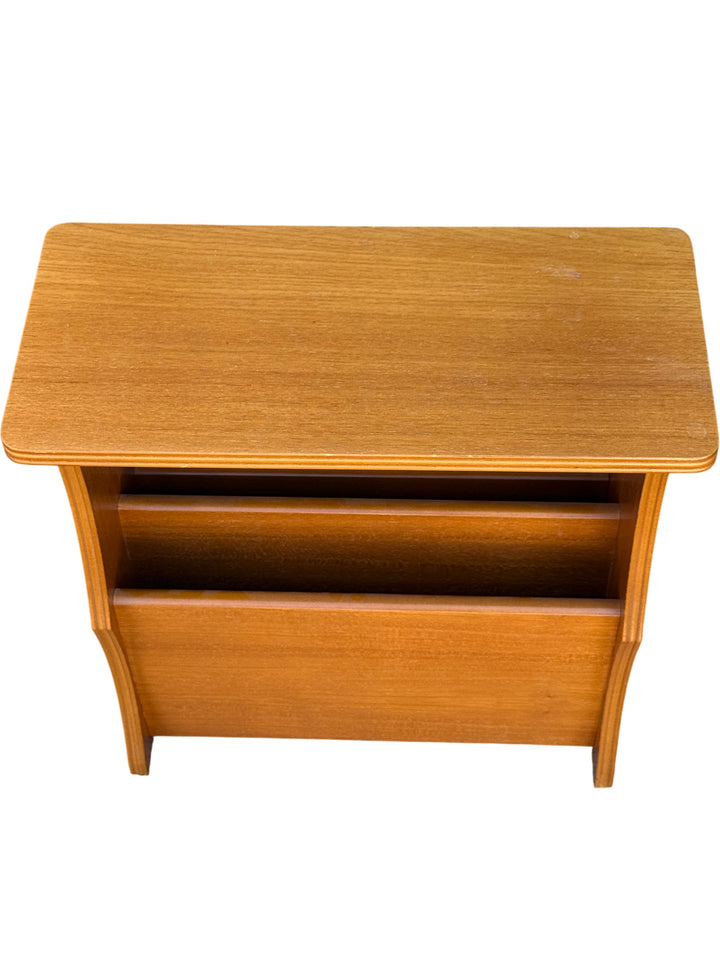 Wooden Magazine Rack Storage - Think Vintage