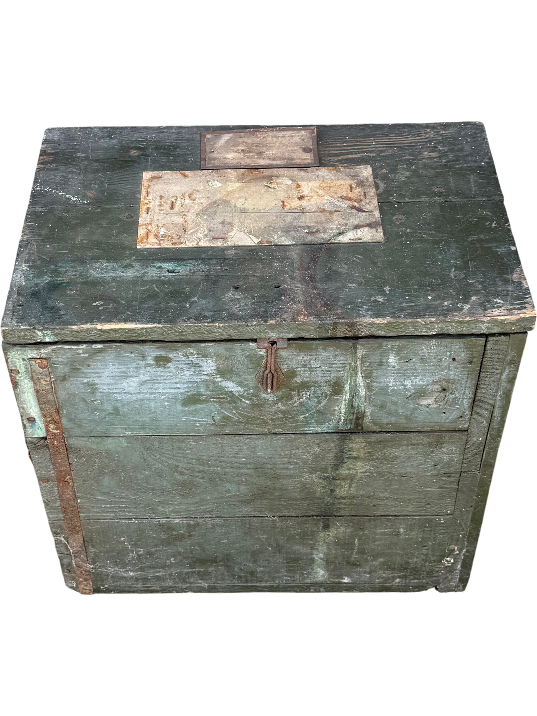 Wooden Storage Box With Rope Handles - Think Vintage