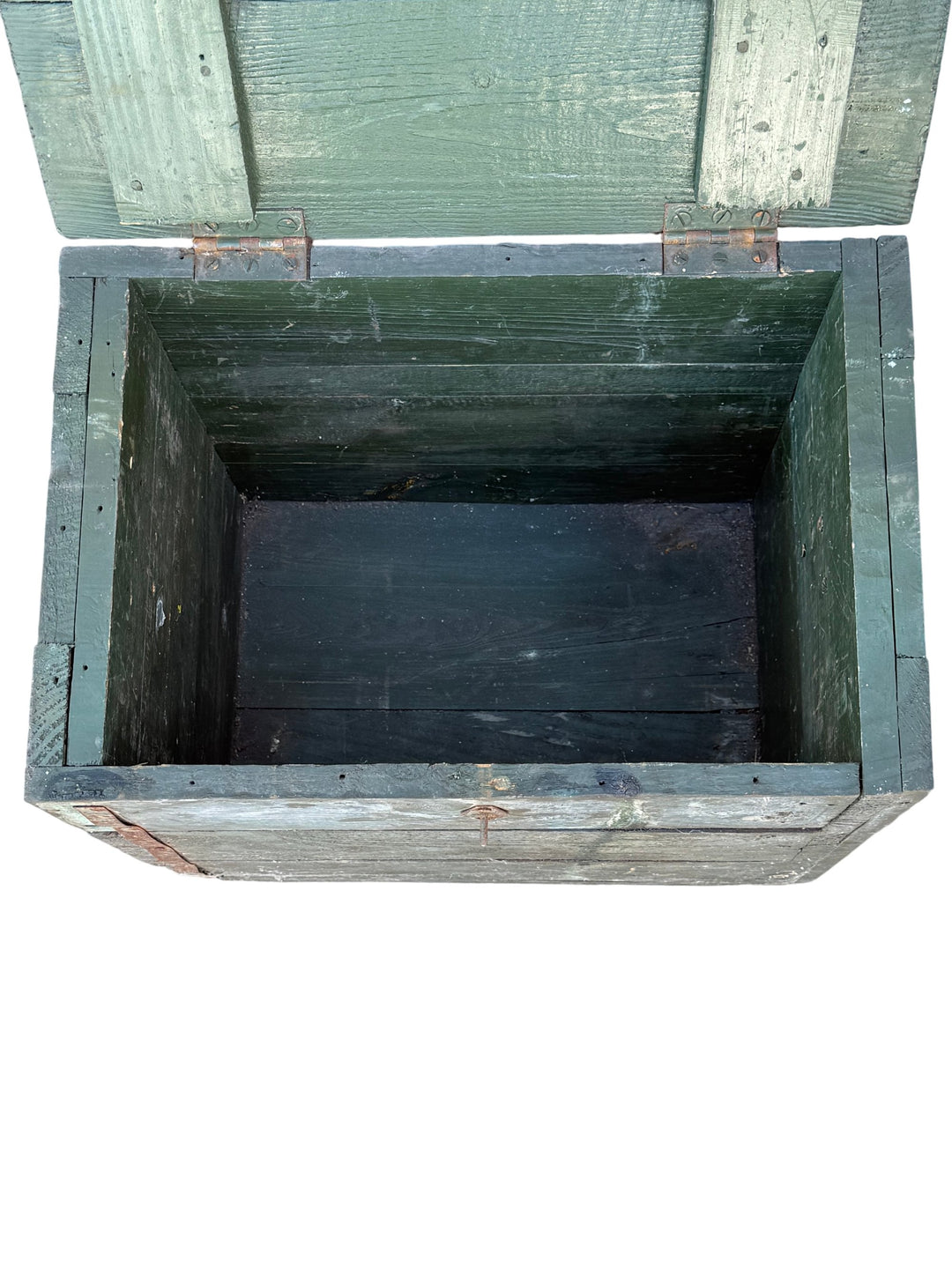 Wooden Storage Box With Rope Handles - Think Vintage