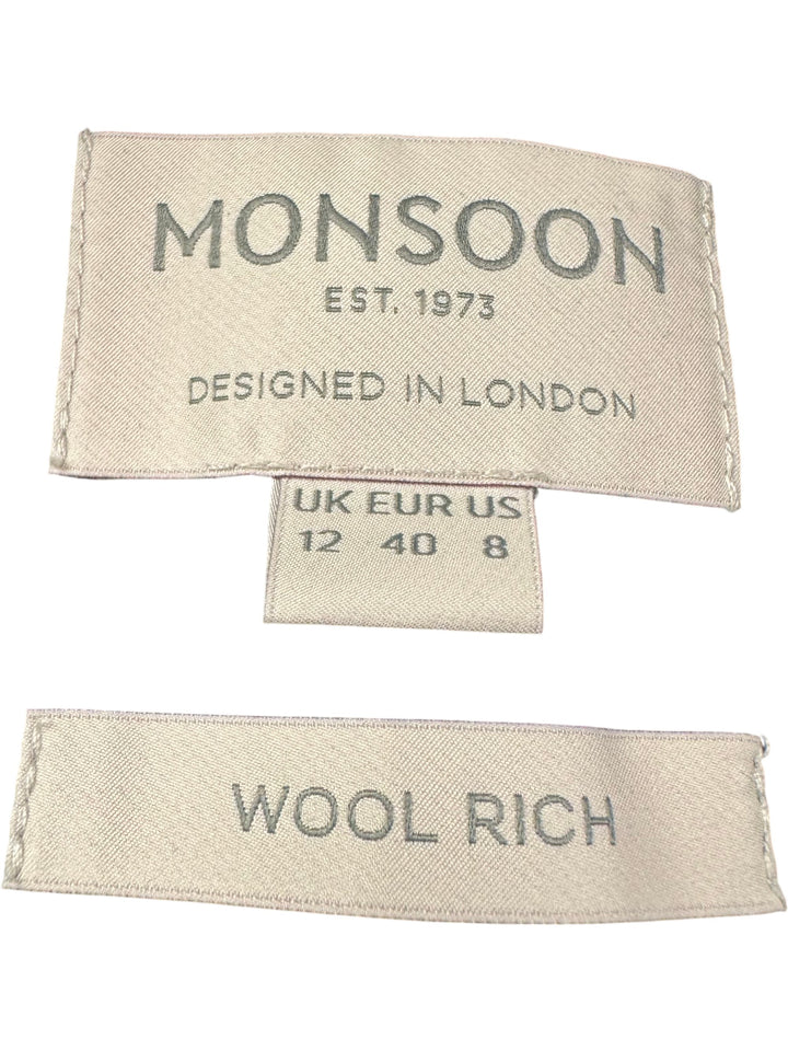 Wool Rich Military Coat - Think Vintage