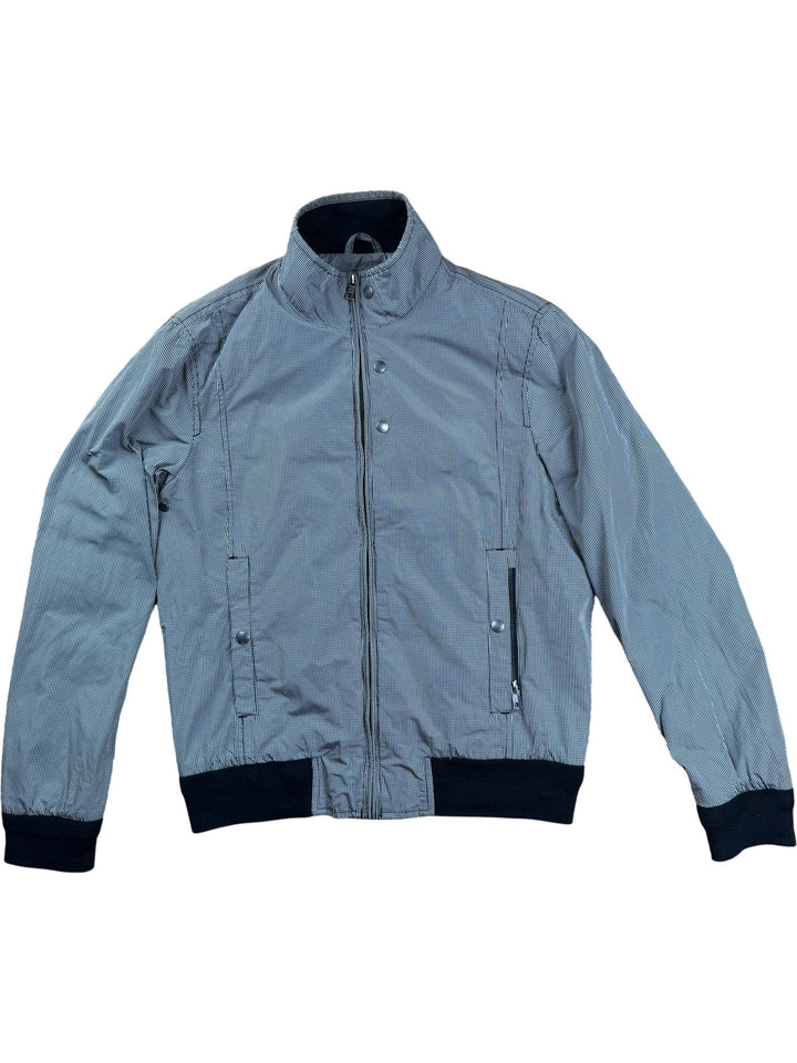 Woolrich Checkered Bomber Jacket - M - Think Vintage ltd