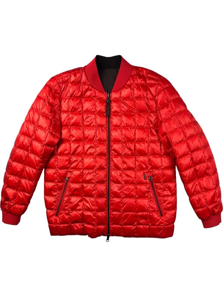 Woolrich Red Puffer Jacket - M - Think Vintage ltd