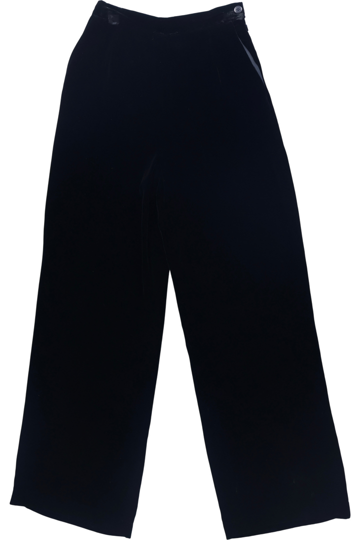 Workers For Freedom Black Trousers - W27 L32 - Think Vintage
