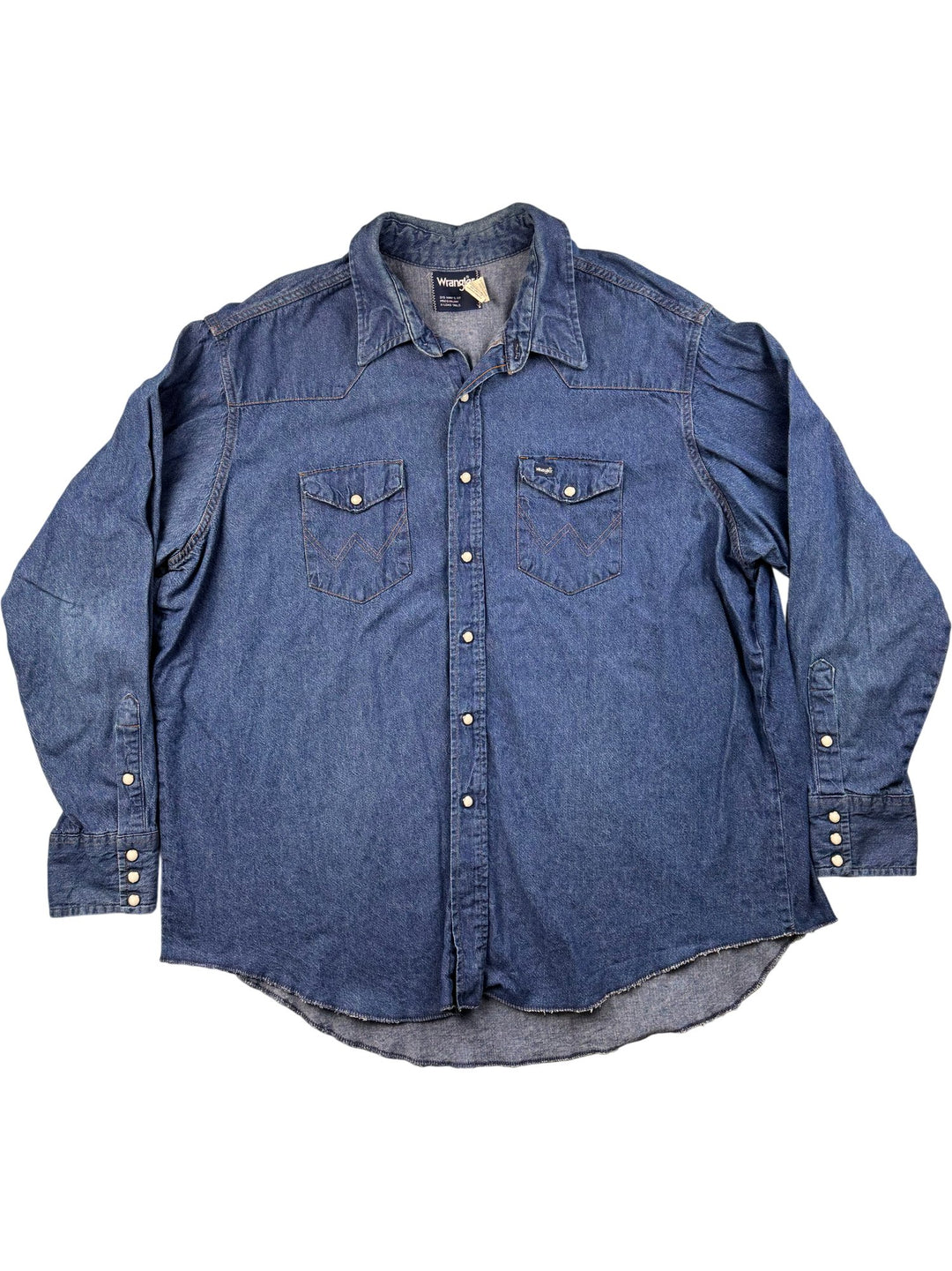 Wrangler Denim Long Sleeved Shirt - XL