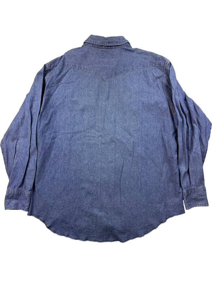 Wrangler Denim Long Sleeved Shirt - XL