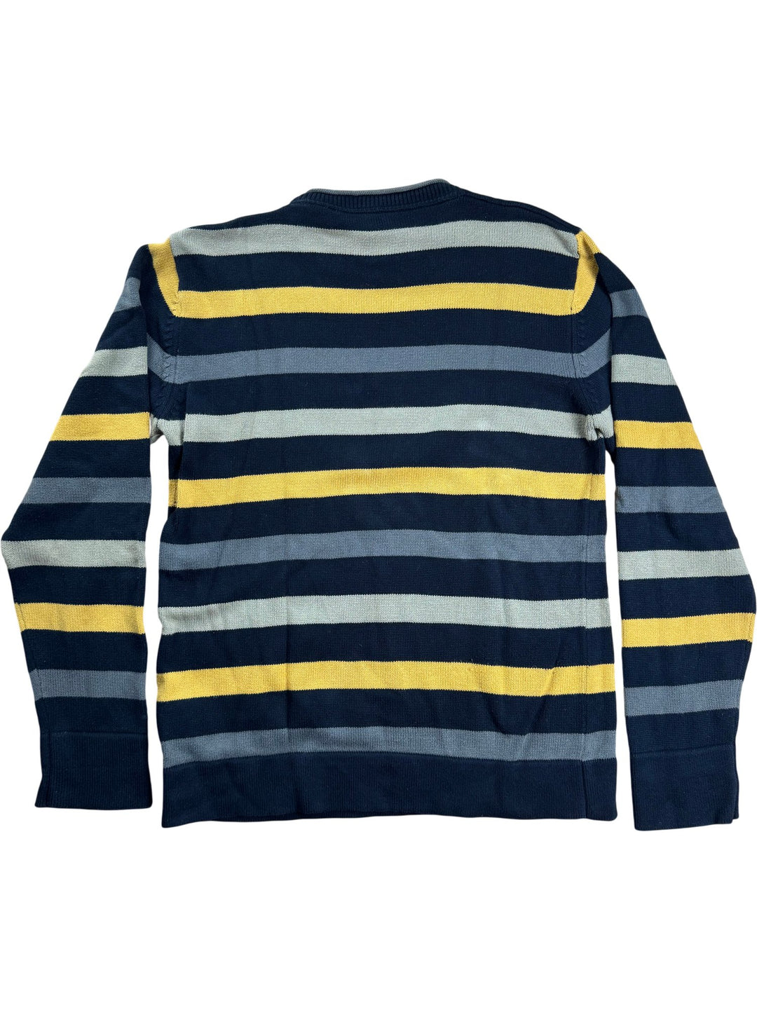 Wrangler Striped Cotton Sweater - L - Think Vintage ltd