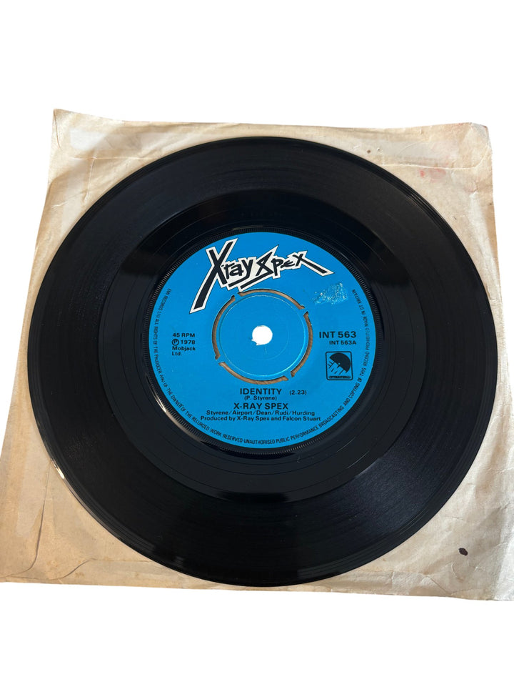 X-Ray Spex Identity 7-Inch Vinyl Record - Think Vintage ltd