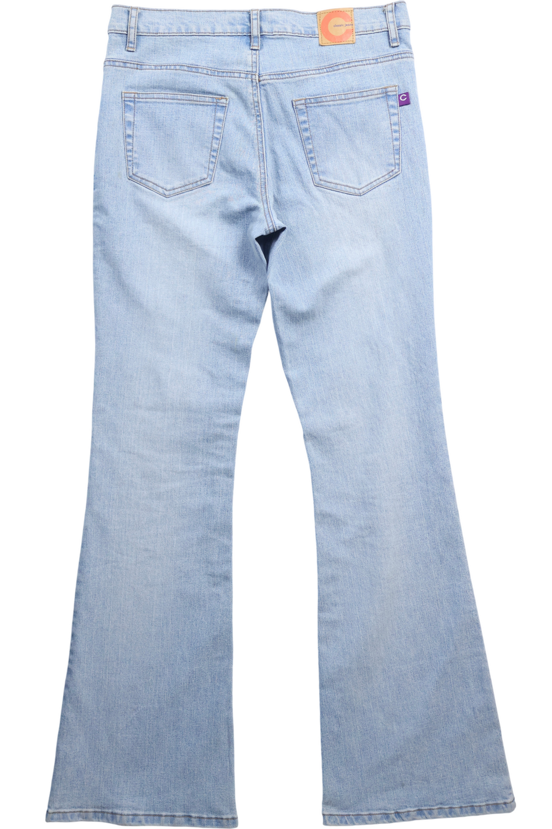 Y2K C-Classic Flared Denim Jeans - W30 L31 - Think Vintage ltd
