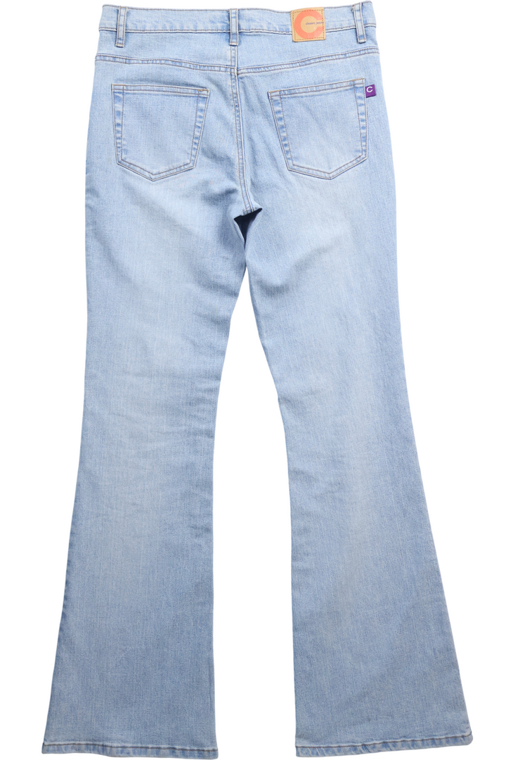 Y2K C-Classic Flared Denim Jeans - W30 L31 - Think Vintage ltd
